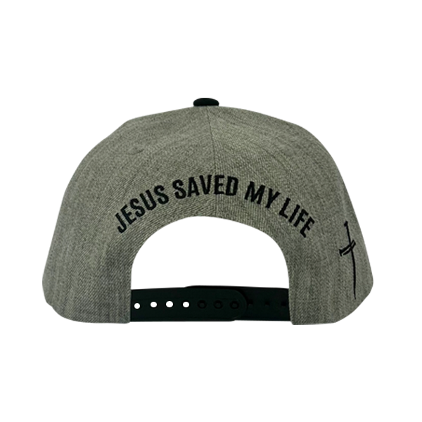 Jesus Saved My Life Snap Back Hat