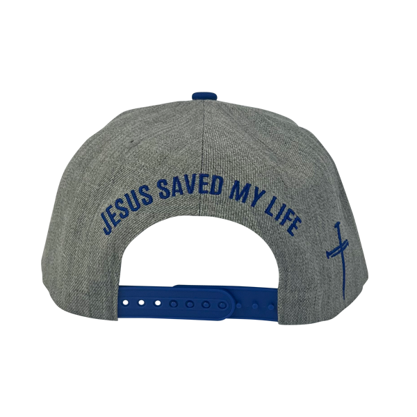Jesus Saved My Life Snap Back Hat
