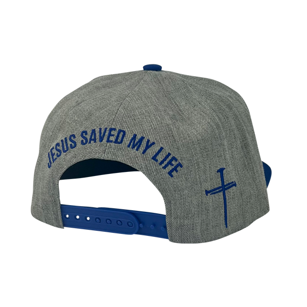 Jesus Saved My Life Snap Back Hat