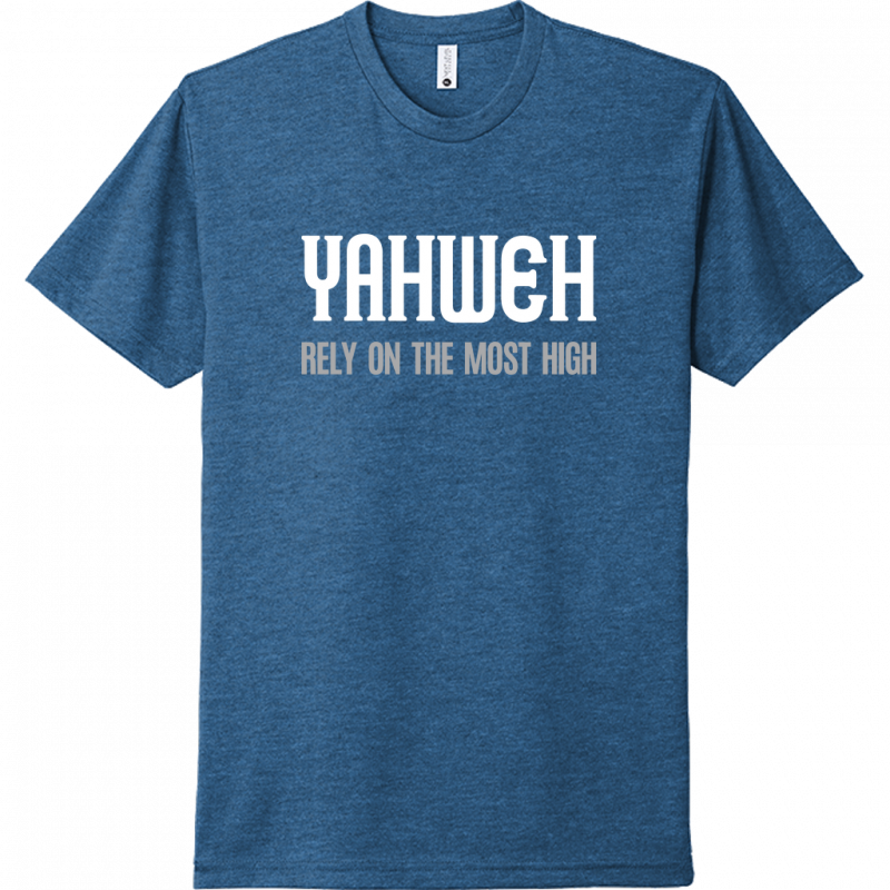 Yahweh Most High White & Gray Design Unisex T-Shirt