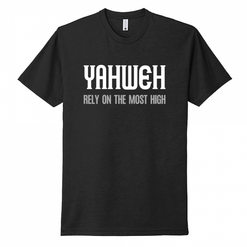 Yahweh Most High White & Gray Design Unisex T-Shirt