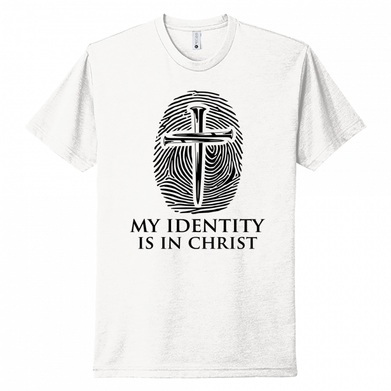 My Identity Is In Christ Black Design Unisex T-Shirt