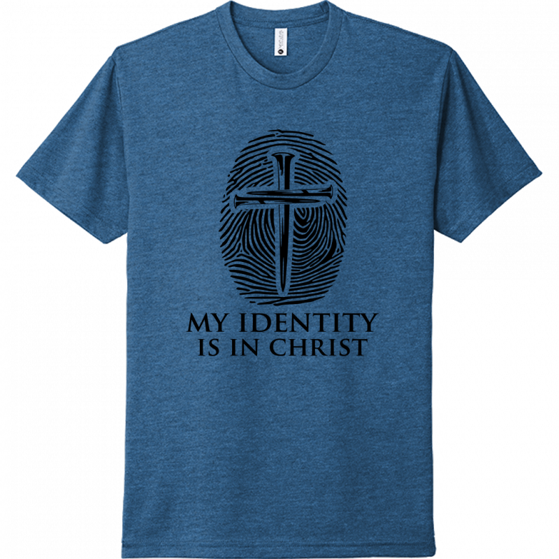 My Identity Is In Christ Black Design Unisex T-Shirt