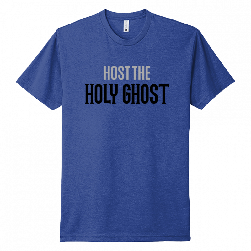 Host The Holy Ghost Black & Gray Design Unisex T-Shirt