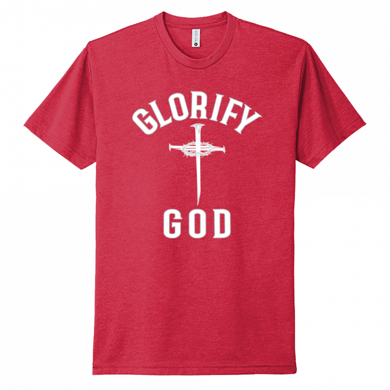 Glorify God White Design Unisex T-Shirt