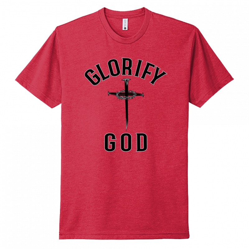 Glorify God Black Design Unisex T-Shirt