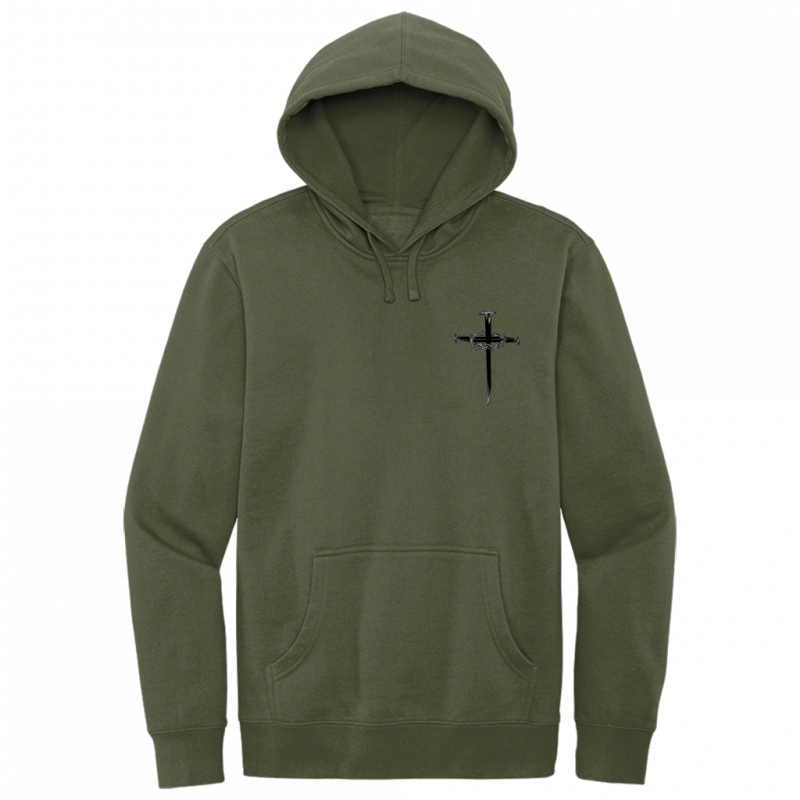 Jesus Got My Back Black Design Hoodie Sweatshirt