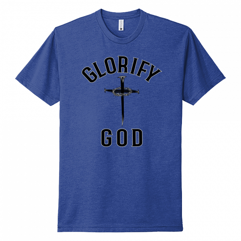 Glorify God Black Design Unisex T-Shirt