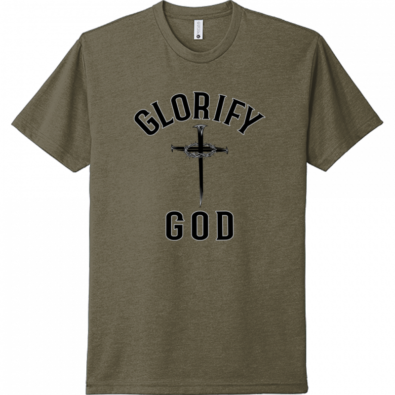 Glorify God Black Design Unisex T-Shirt