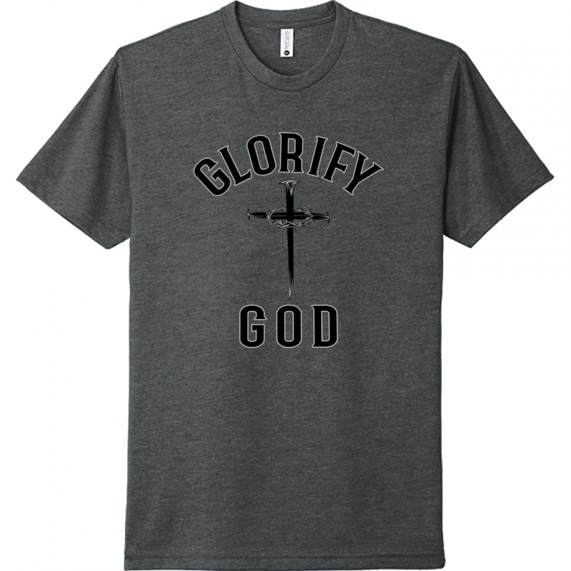 Glorify God Black Design Unisex T-Shirt