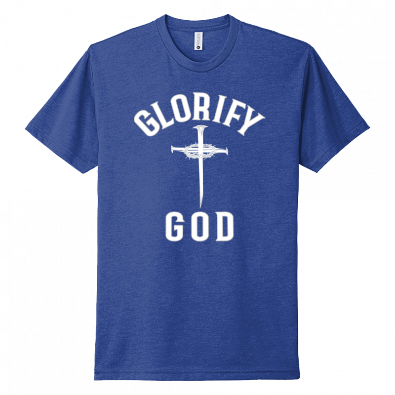 Glorify God White Design Unisex T-Shirt