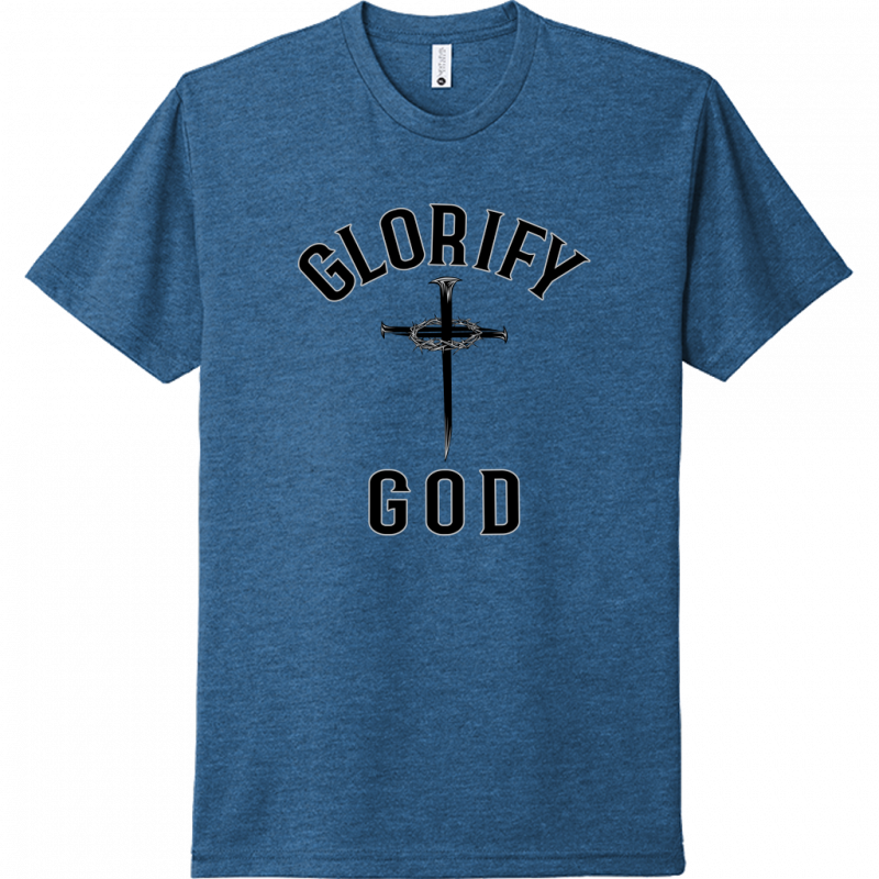 Glorify God Black Design Unisex T-Shirt