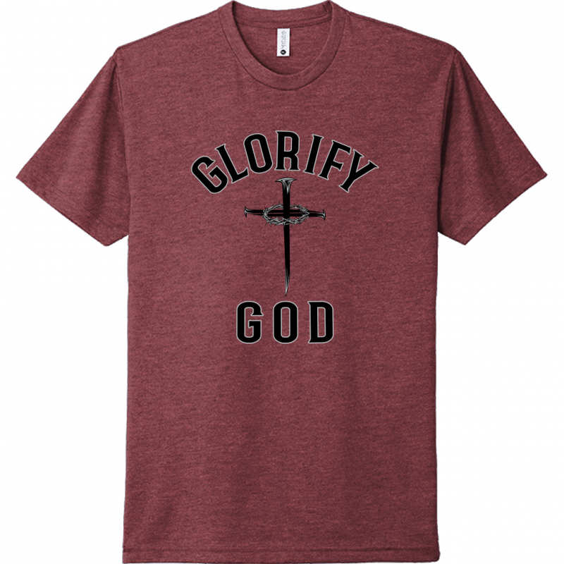 Glorify God Black Design Unisex T-Shirt