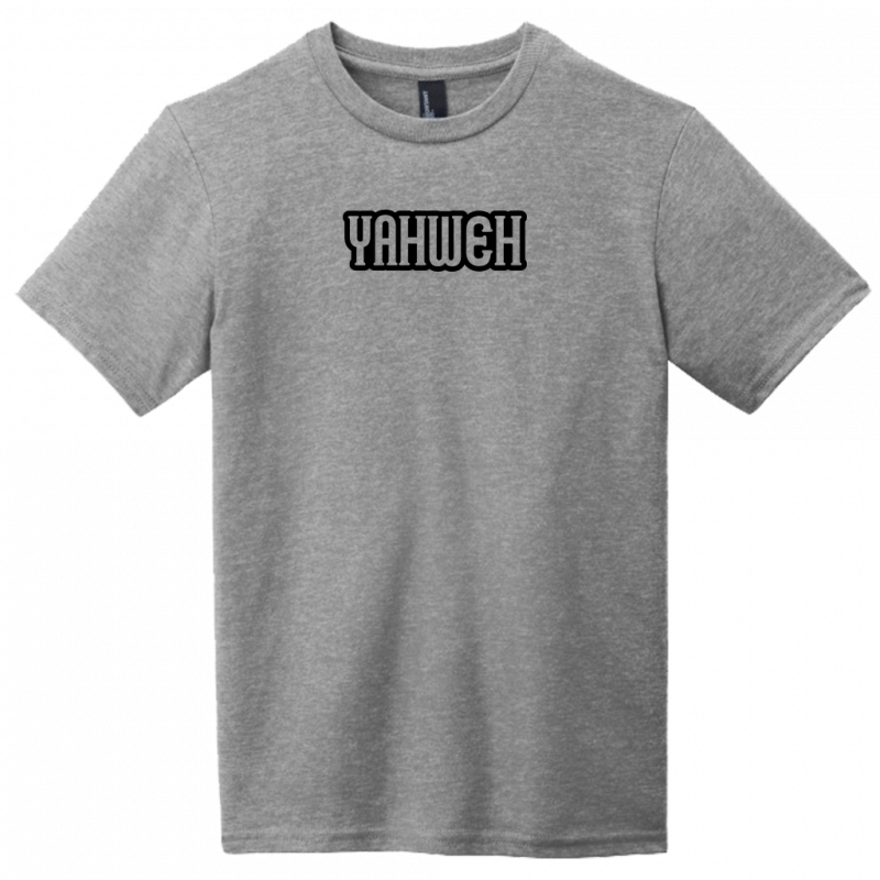 Yahweh Black Design Youth T-Shirt