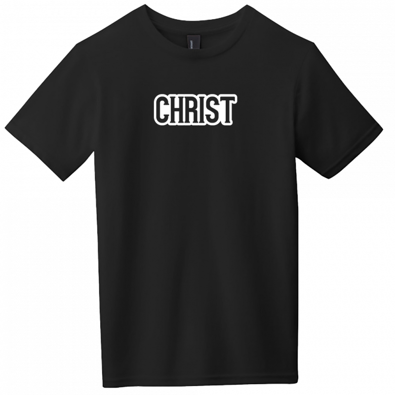 Christ White Design Youth T-Shirt