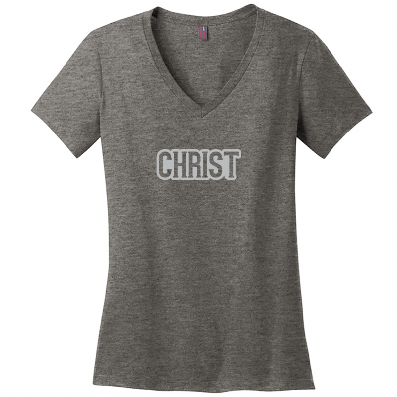 Christ Gray Design Woman's V-Neck