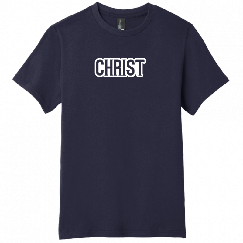 Christ White Design Youth T-Shirt
