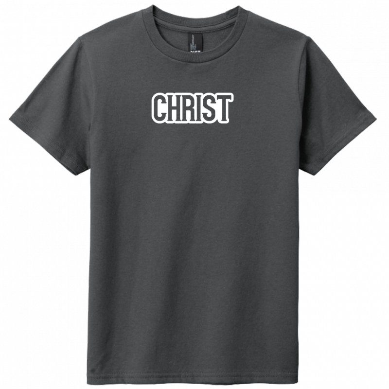 Christ White Design Youth T-Shirt