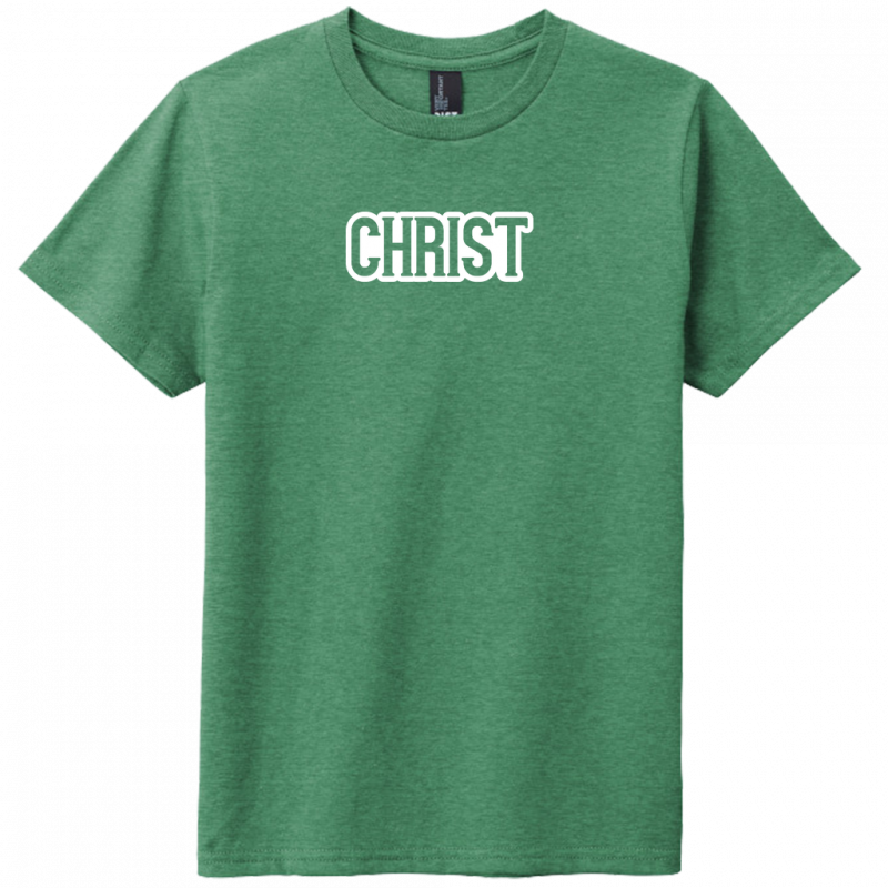 Christ White Design Youth T-Shirt