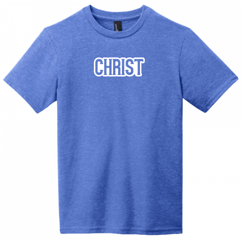 Christ White Design Youth T-Shirt