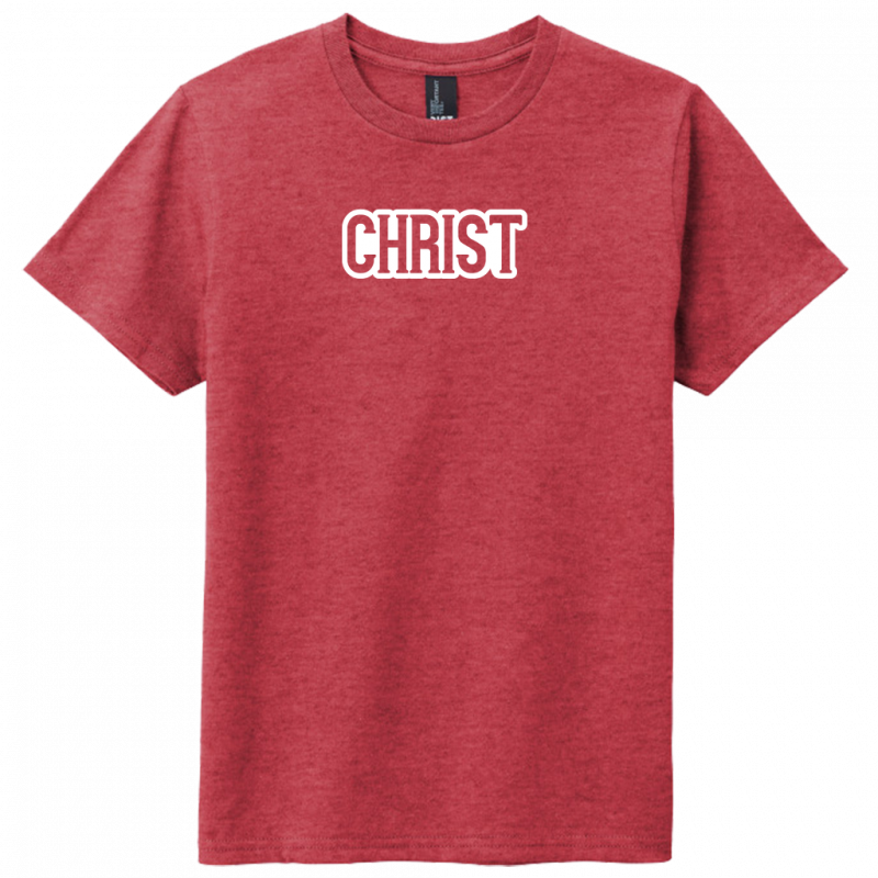 Christ White Design Youth T-Shirt