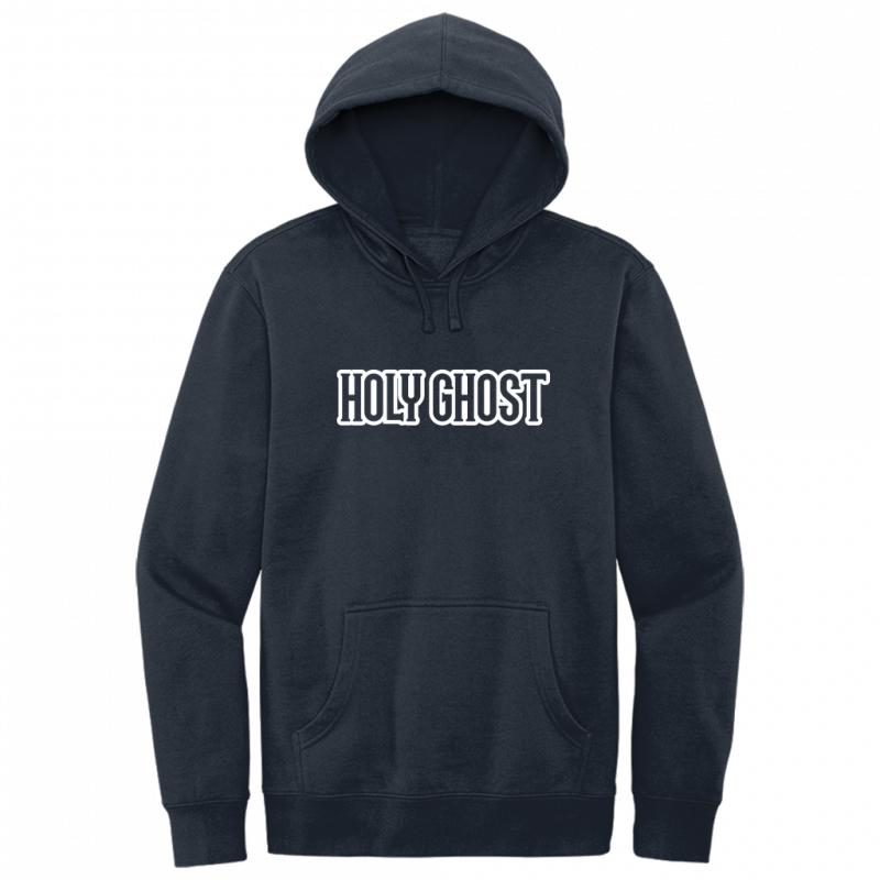 Holy Ghost White Design Hoodie Sweatshirt