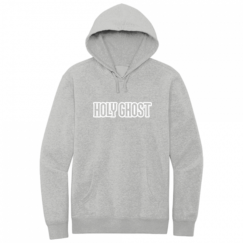 Holy Ghost White Design Hoodie Sweatshirt