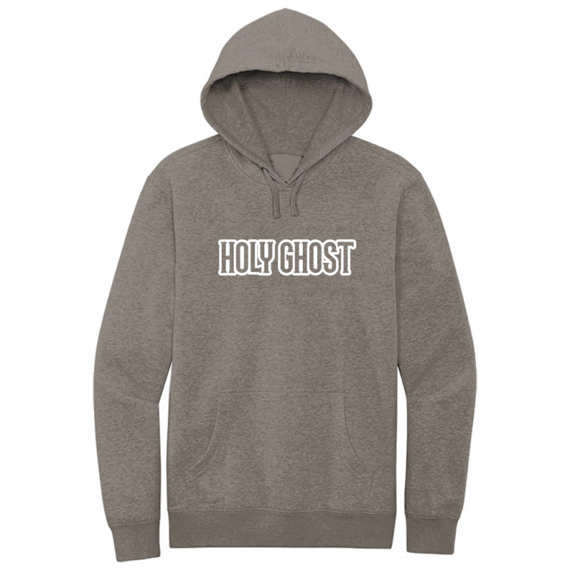Holy Ghost White Design Hoodie Sweatshirt