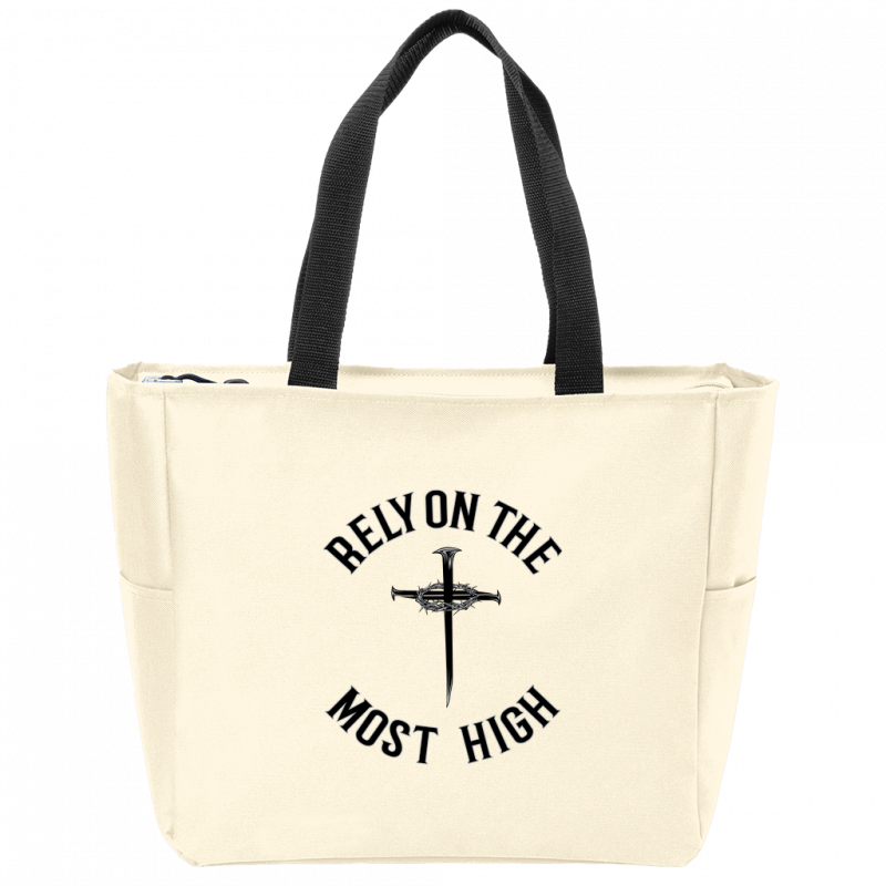 Rely on the Most High Essential Zip Tote