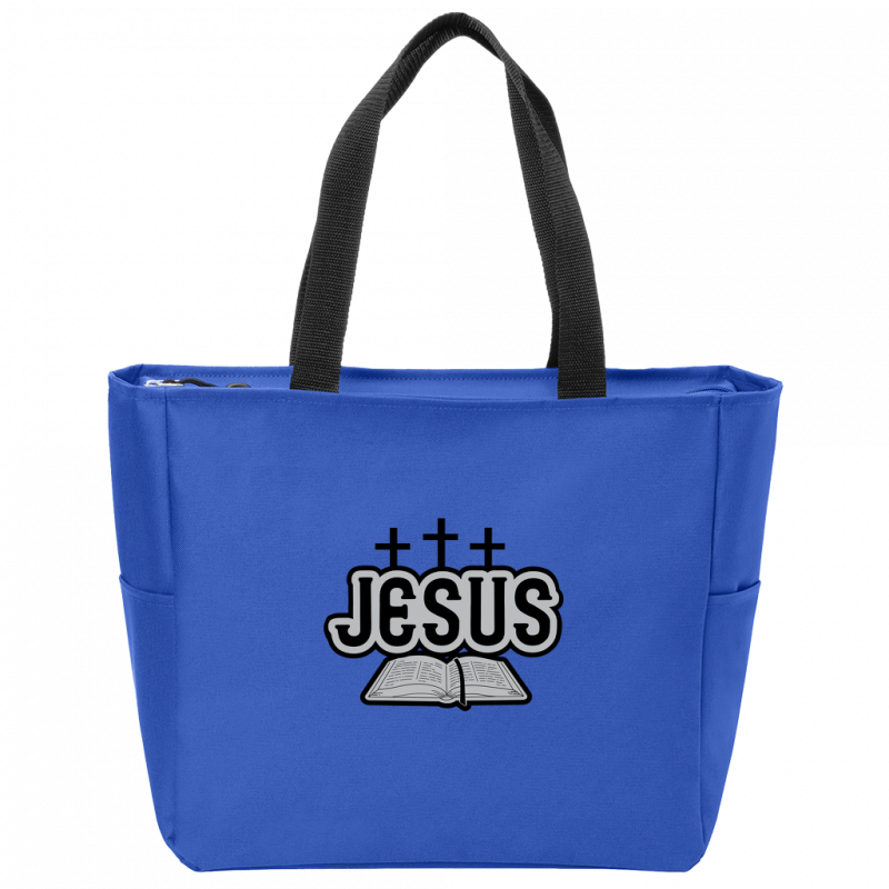 Jesus Bible Essential Zip Tote