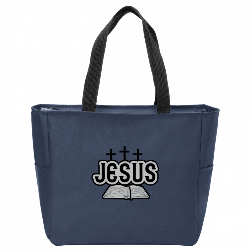 Jesus Bible Essential Zip Tote
