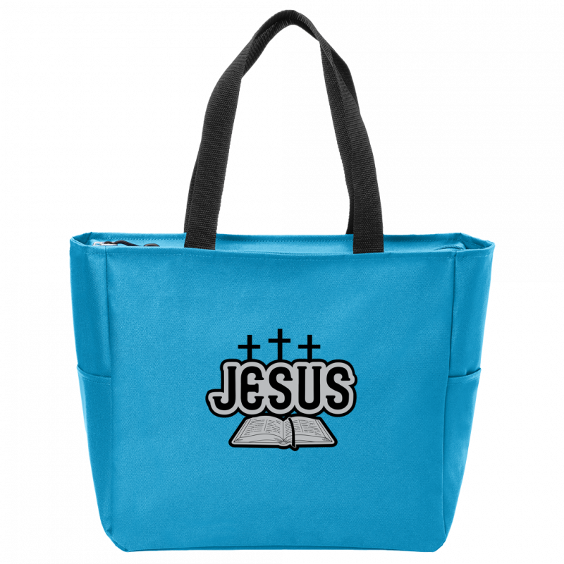 Jesus Bible Essential Zip Tote