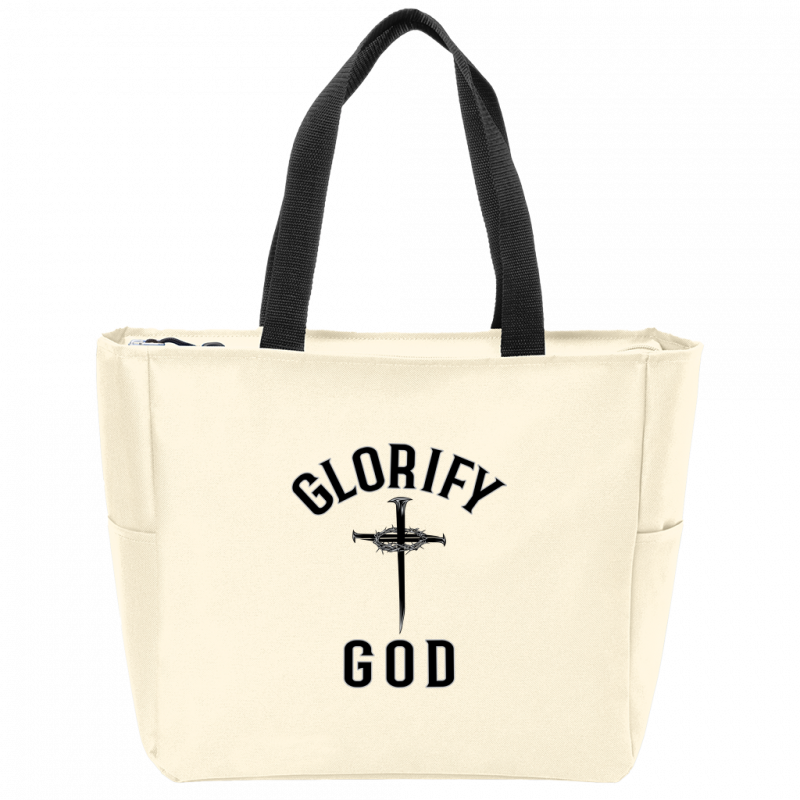 Glorify God Essential Zip Tote