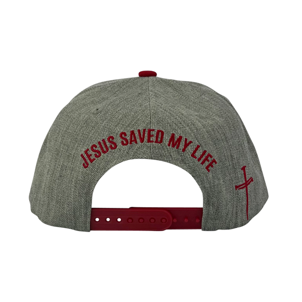 Jesus Saved My Life Snap Back Hat