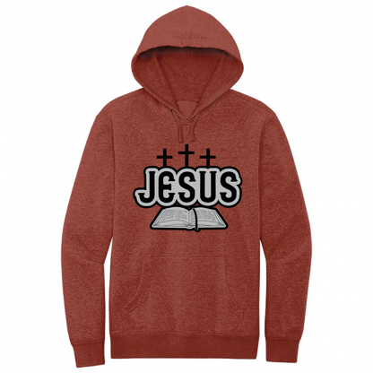 Jesus Bible Black & Gray Design Hoodie Sweatshirt