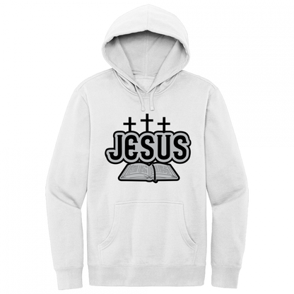 Jesus Bible Black & Gray Design Hoodie Sweatshirt