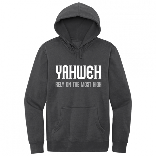 Yahweh Most High White & Gray Design Hoodie Sweatshirt