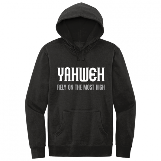 Yahweh Most High White & Gray Design Hoodie Sweatshirt