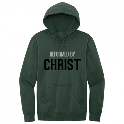 Reformed By Christ Black & Gray Design Hoodie Sweatshirt