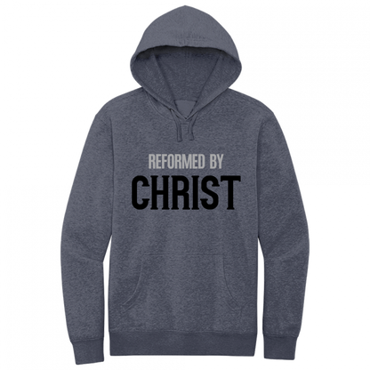 Reformed By Christ Black & Gray Design Hoodie Sweatshirt