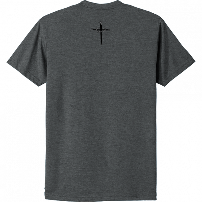 Jesus Saved My Life Black & Gray Design Unisex T-Shirt