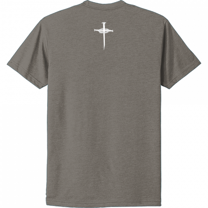 Jesus Saved My Life White & Gray Design Unisex T-Shirt