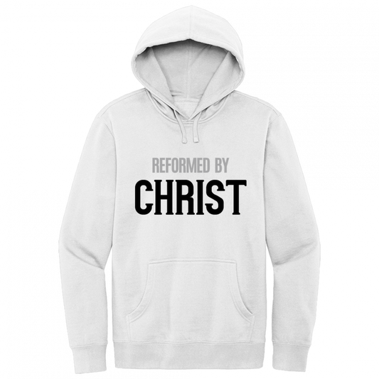 Reformed By Christ Black & Gray Design Hoodie Sweatshirt