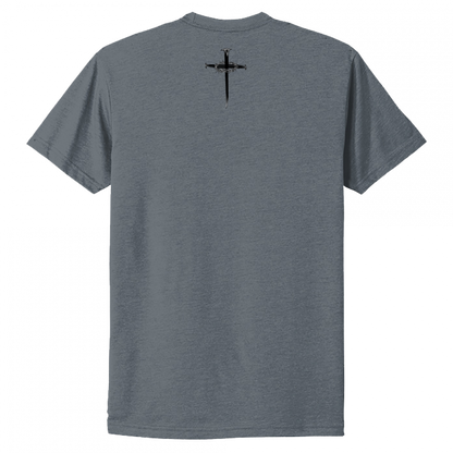 Jesus Saved My Life Black & Gray Design Unisex T-Shirt