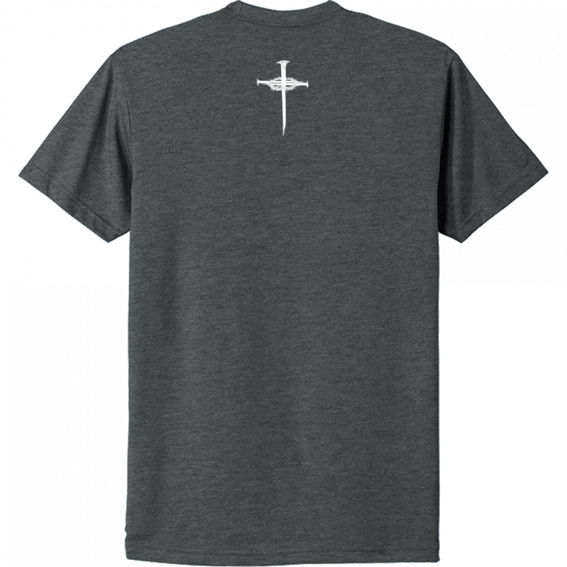 Jesus Saved My Life White & Gray Design Unisex T-Shirt