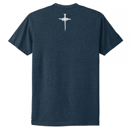 Jesus Saved My Life White & Gray Design Unisex T-Shirt