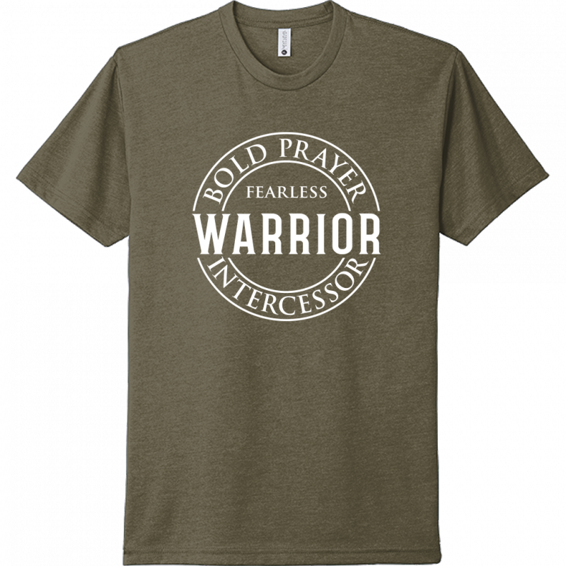 Prayer Warrior White Design Unisex T-Shirt