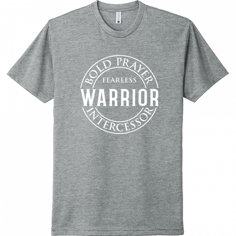 Prayer Warrior White Design Unisex T-Shirt