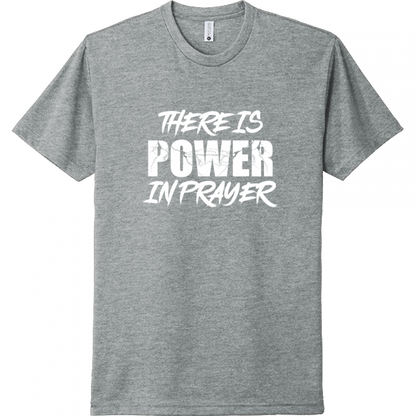 Power In Prayer White Design Unisex T-Shirt