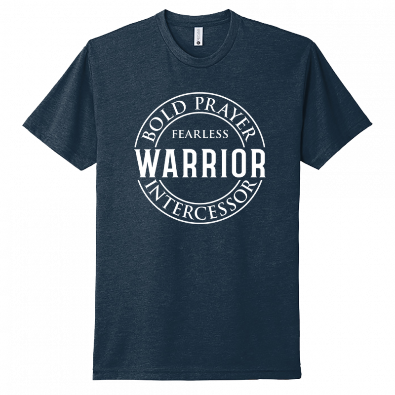 Prayer Warrior White Design Unisex T-Shirt